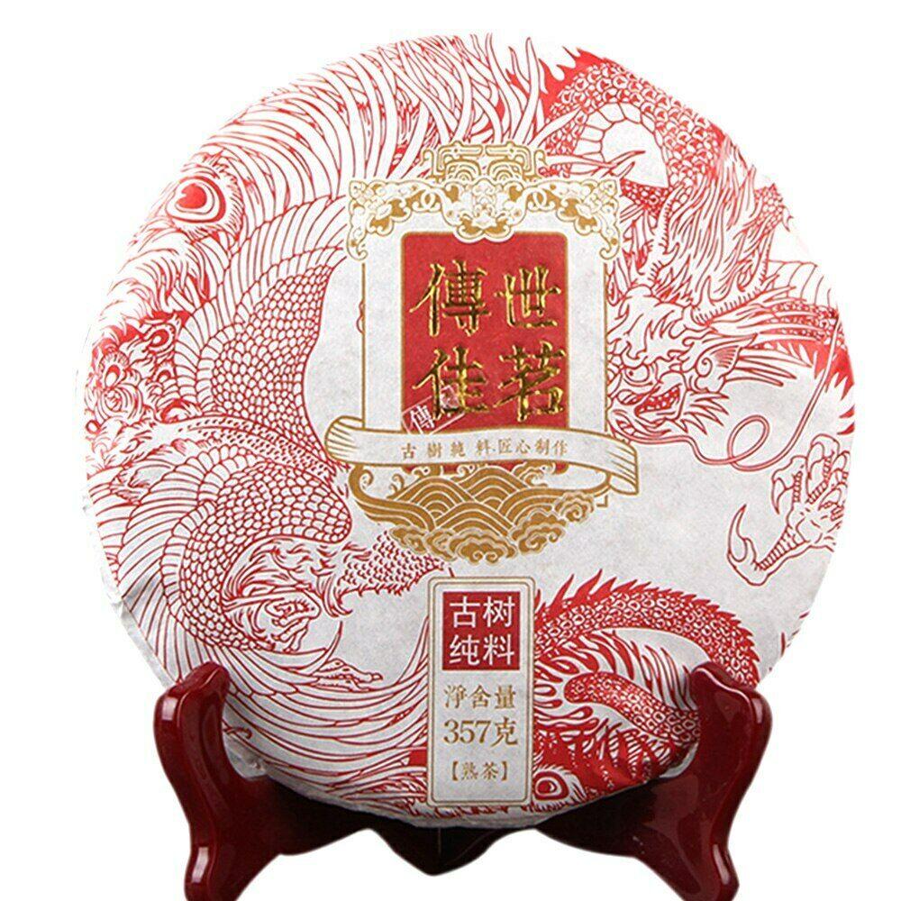 CIFbuy Top Chuan Shi Jia Ming Ripe Puer Tea  357g Old Tree Pure Material Shu Puerh Tea