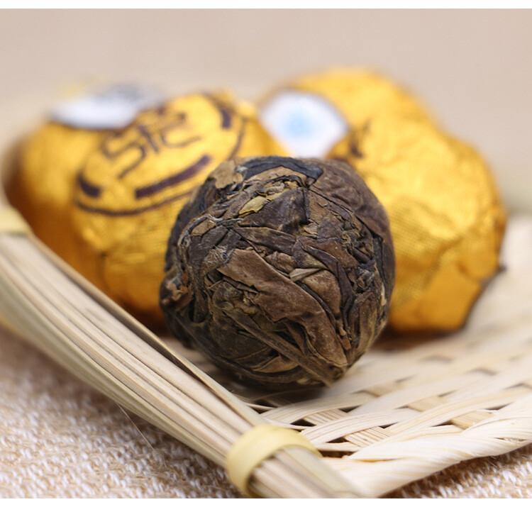 CIFbuy Weiße Bio-Kugel in Form einer gealterten Shou Mei Langlebigkeitsteekugel