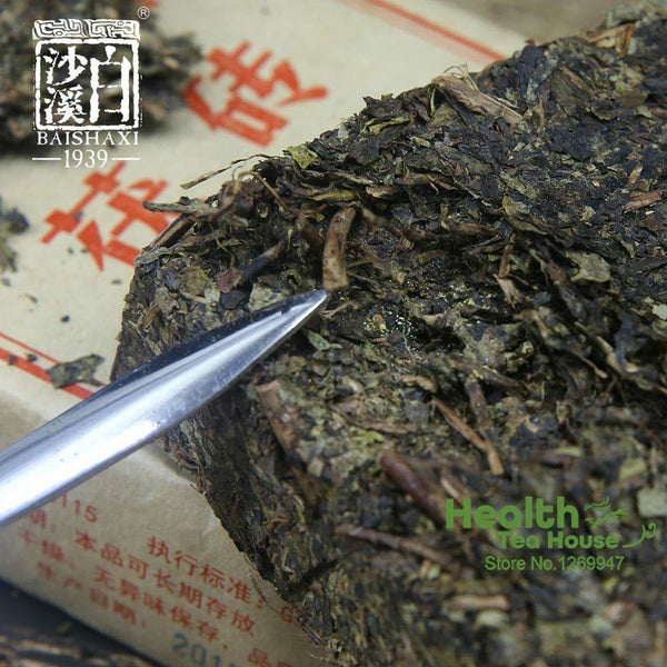 CIFbuy Anhua Baishaxi 2015/17/18/19 yr Dark Tea Golden Flower Dark Tea Fu Brick 300g