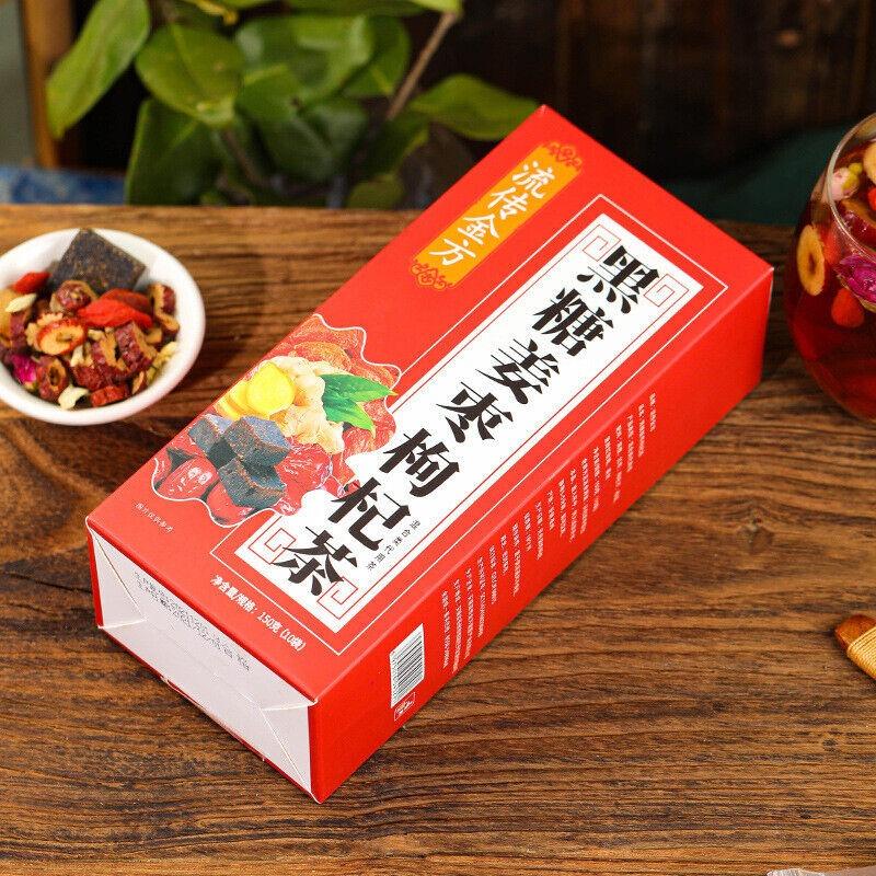 CIFbuy 150g Black sugar ginger date wolfberry tea brown sugar cinnamon flower tea
