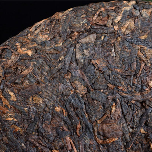 CIFbuy Premium 357g Yunnan Organic Pu Erh Ripe Tea Cake Dark Big Leaf