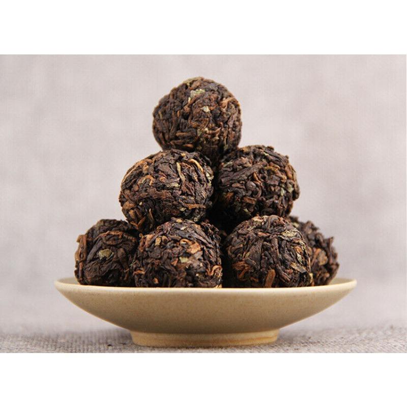 CIFbuy Glutinous Rice Fragrance Puerh Ripe Tea Dragon Pearl 500g Puerh Tea Tuocha