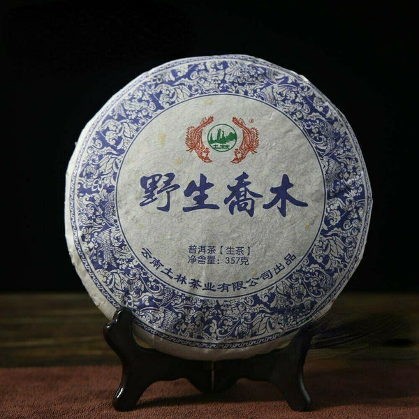 CIFbuy 2014 TuLin Phoenix Sheng Puer "Ye Sheng Qiao Mu" Pu-erh Shen Puerh Tea 357g