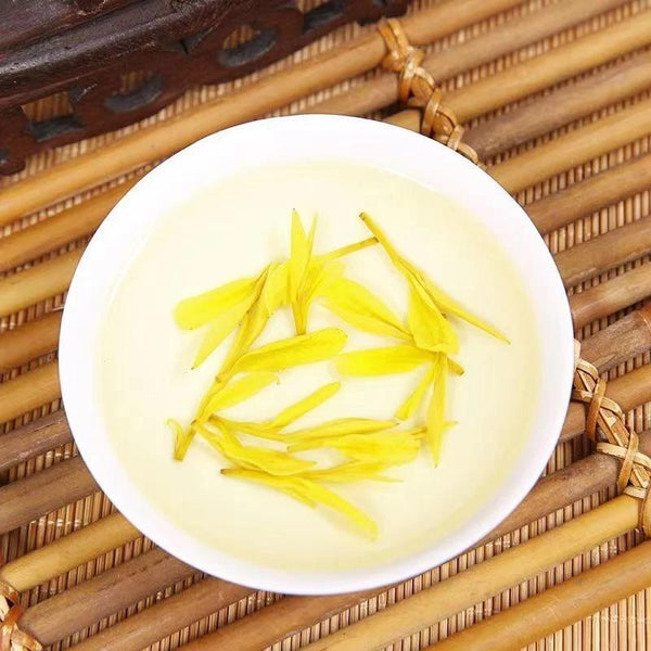 CIFbuy 250g ZheJiang Anji White Tea Super Golden Bud Gold Leaf longjing green tea