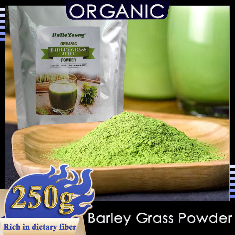 Barley Grass Powder Original 100% healthy Pure Organic Barley 100% Pure&Natural Nutritionally Complete Mix into Smoothie or Juice Main image