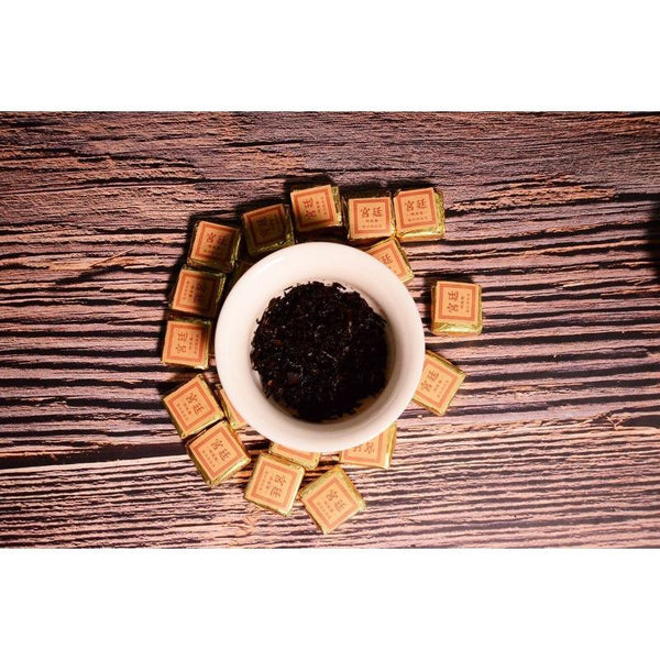 CIFbuy Yunnan Jindian Small Square Brick Black Tea Leaves Glutinous Fragrance Brick Tea