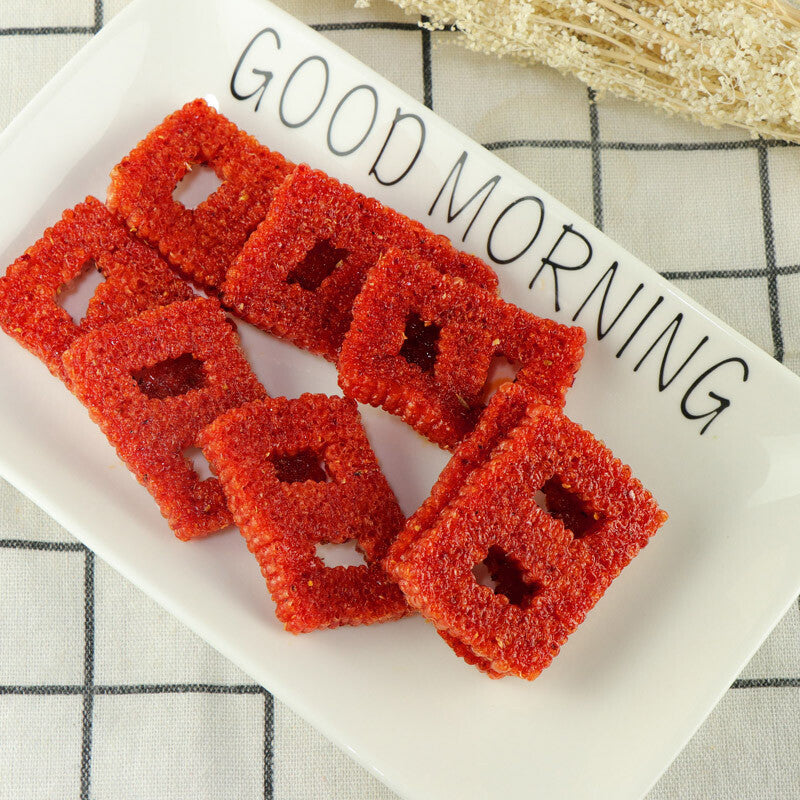 80g*5 bag Beef nose spicy strips vegetarian spicy chips casual snacks 牛鼻子辣条老式大刀肉 Secondary image