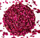 Red Rose Petal, Organic | Rosa Centifolia | Edible Dry Flower - Food Grade Herb
