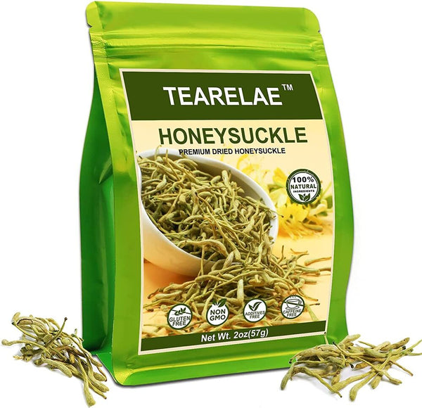 TEARELAE Dried Honeysuckle flower Tea 57g Lonicera Japonica Herbal Tea