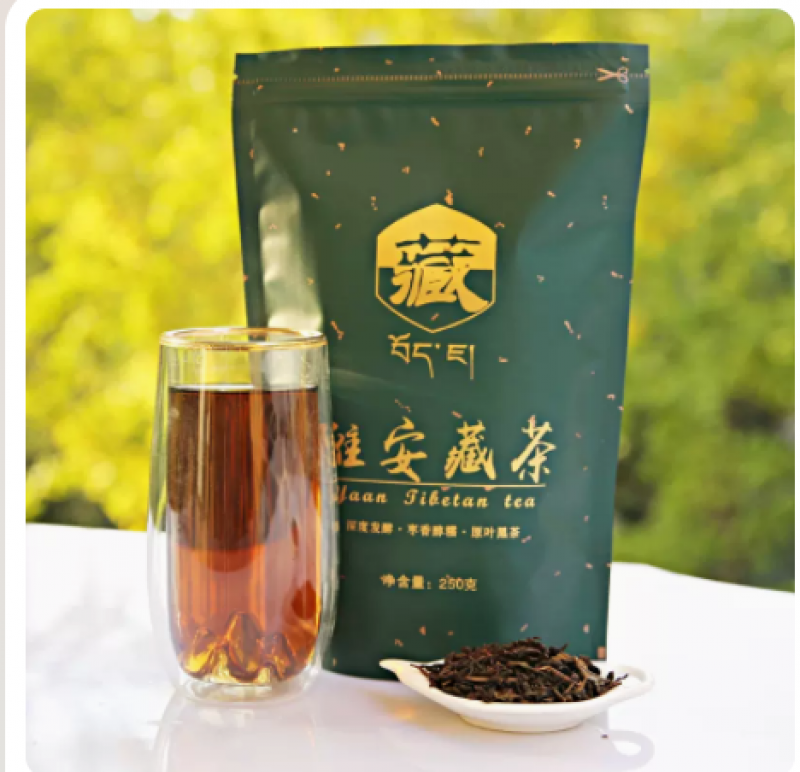 500g Ya'an Tibetan Tea Black Tea Laochuan Tea Sticky Mellow Tibetan Black Tea Main image
