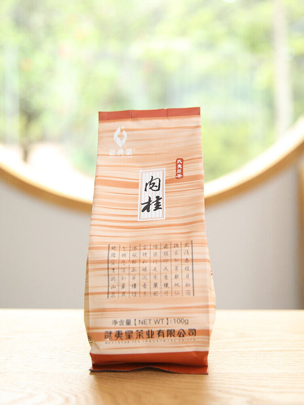 WuyiStar Rougui Rou Gui Oolong Fujian Wuyi Mountain Rock Tea YanCha 100g Bag