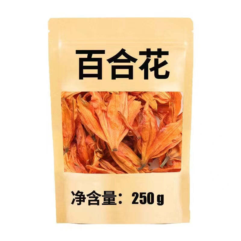 250g Chinese Flower Tea Lily Dried Herbal Flower Tea Help Sleep Herbs Floral Tea Secondary image