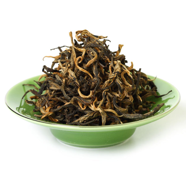 TeaHELLOYOUNG Premium Yunnan Black Tea Fengqing Dian Hong Dianhong Golden Buds