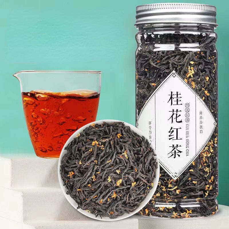 Natural Sweet-scented Osmanthus Black Tea Chinese Dried Osmanthus Flower Tea 70g Main image
