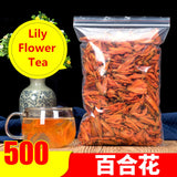 50~500g China Lily Dried Flower Tea Natural Flower Herbal Tea Lilium Help Sleep