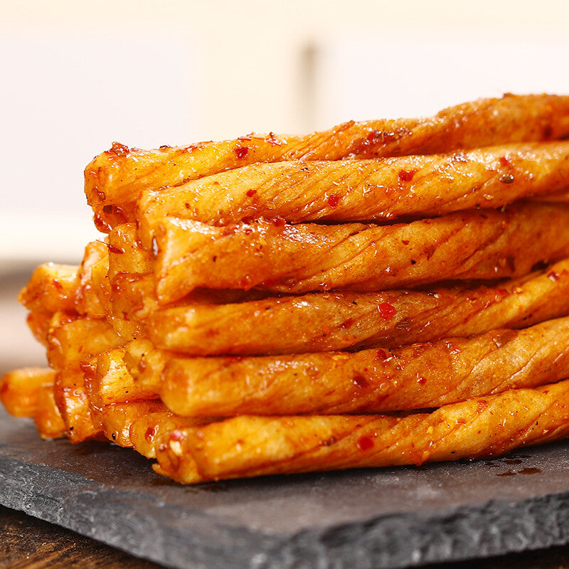 22g*10bags Instant Braised vegetarian Beef tendon spicy strip spicy snacks 素牛筋辣条 Secondary image