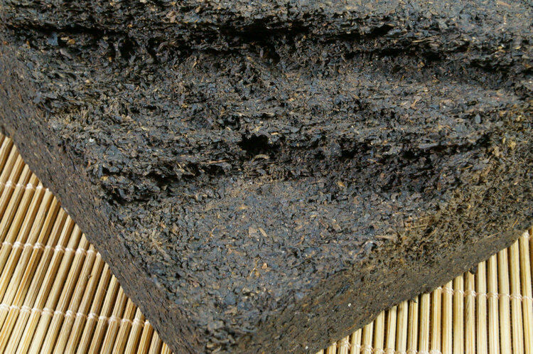 Liu Pao Rice Brick Tea * Guangxi Aged Liu Bao Tea Black Tea Dark Tea Brick 500g