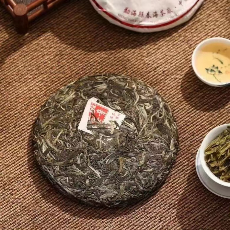 357g Yunnan Puerh Raw Tea Cake Banzhang Wuzhai Raw Puer Cake Tea Pu-erh Tea