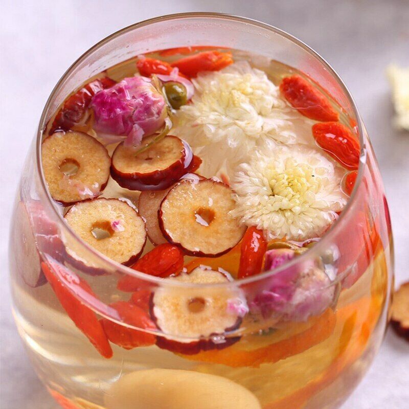 Includes Longan Rose Jujube Herbal Tea Beauty Skin 180g 15 Pcs Natural Babao Tea