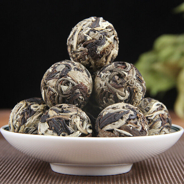 Yunnan Moonlight White Ball Nectar Fragrance Raw Puer Tea Yue Guan Bai Long Zhu