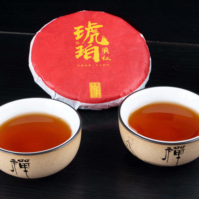 100g Dianhong Black Tea Cake Dian Hong Red Tea High Mountain Organic Black Tea Secondary image
