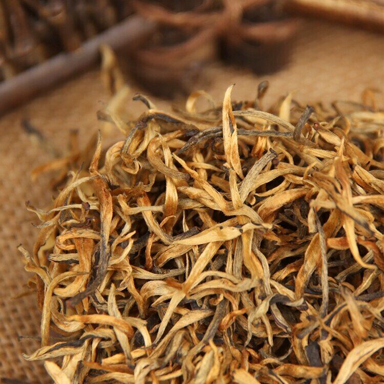 TeaDianhong Gold Bud Red Rhyme Jin Ya Chinese Black Tea Dian Hong Natural Tea 70g