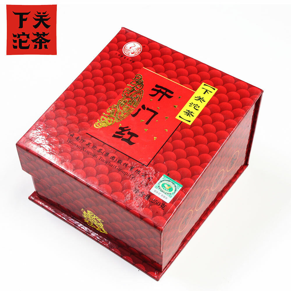 Xiaguan Raw Puerh Tuocha "Kai Men Hong" Box Tea Puer Tea 250g Main image