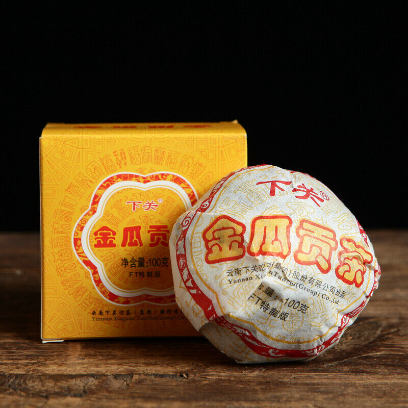 Golden Melon Royal Tribute Tuo FT * XiaGuan Pu-erh Tea Raw TuoCha 100g Main image