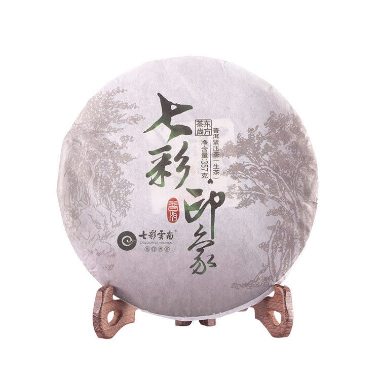 COLOURFUL YUNNAN Impression Puer Pu-erh Tea Cake 357g Chinese Raw Pu'er SHEN Secondary image