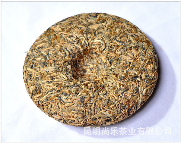 TeaGolden Bud Dian Hong Tea Yunnan Dianhong Black Tea Honey Fragrant 357g/12.59oz