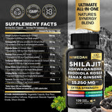 Sea Moss Bundle Black Seed Multivitamin & Shilajit Power Combo USA