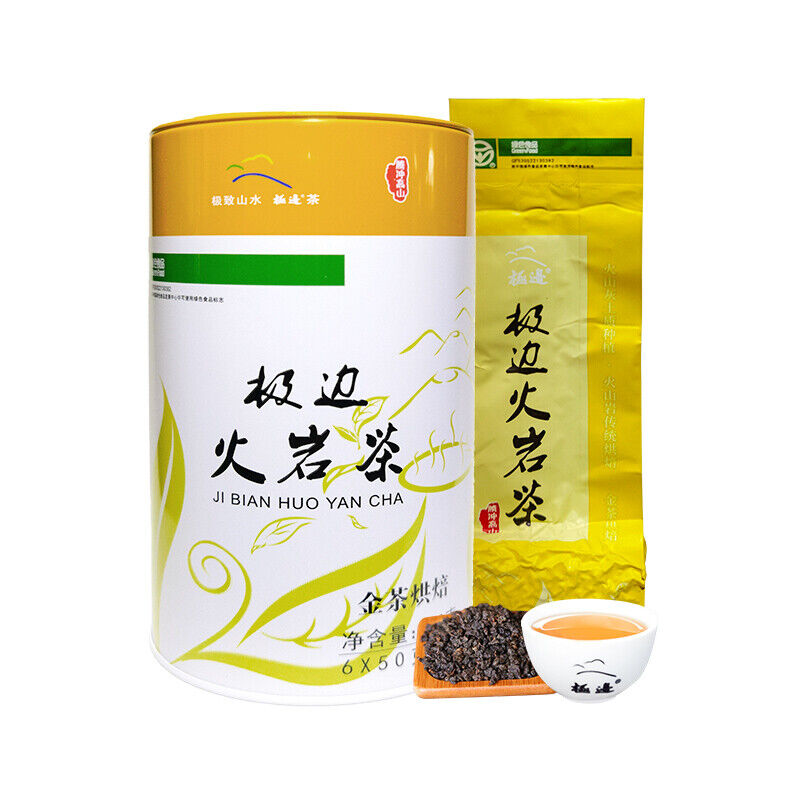 JI BIAN HUO YAN CHA JIN CHA Roasted Yunnan Organic High Mountain Oolong Tea 300g Main image