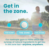 Nootropic Energy Caffeine Mints | 40mg Koffein + 60mg L-Theanin +