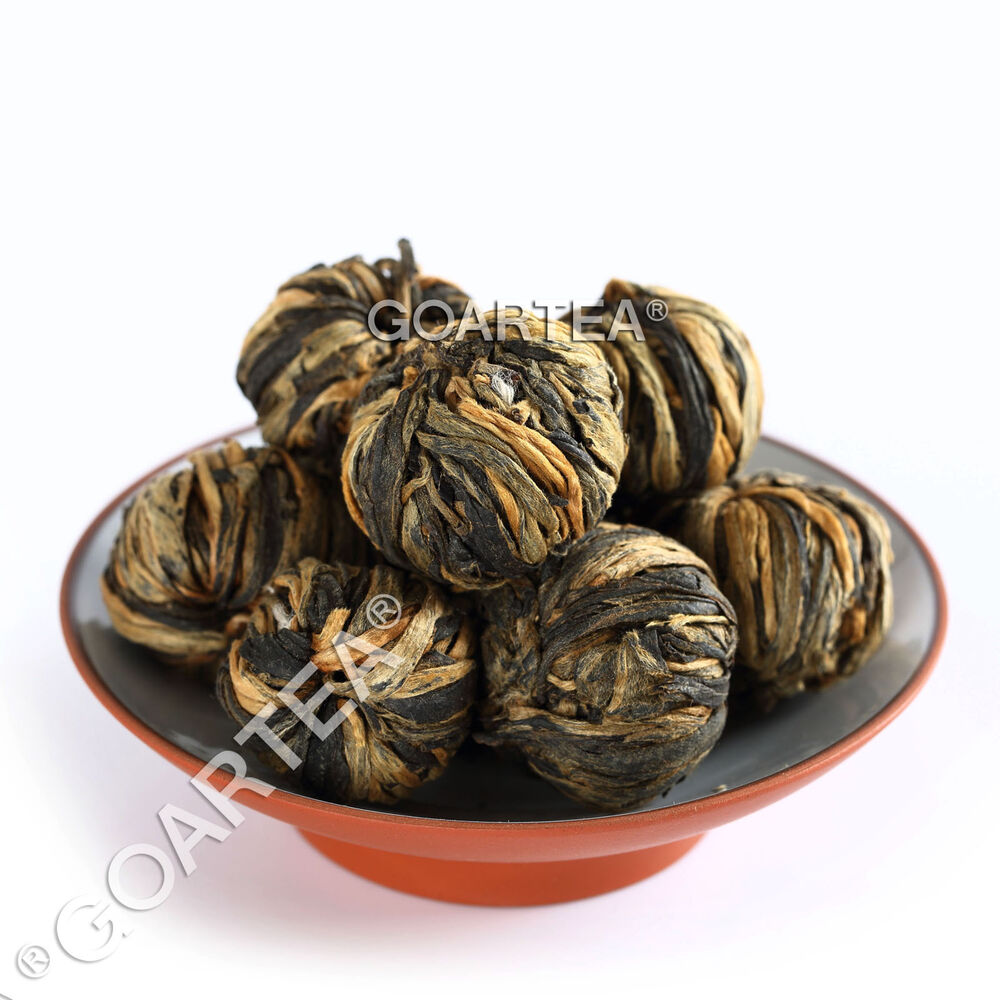 TeaHELLOYOUNG 100g Nonpareil Supreme Yunnan Black Tea Dragon Pearl Dian Hong Ball