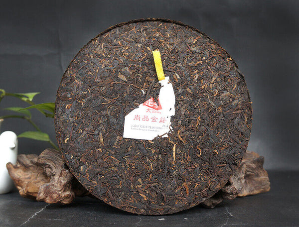 Big Snow Shang Pin Golden Ribbon * Yunnan Xiaguan Puer Ripe Pu-erh Tea 357g