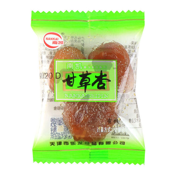 250g Licorice apricot meat candied fruit dried sweet & sour snacks 甘草杏肉蜜饯果脯果干
