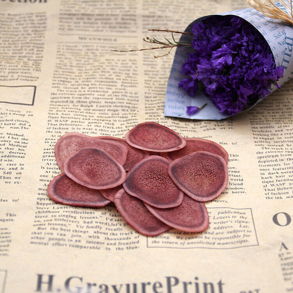 Natural Red deer velvet antler slices / Lu Rong Slices Herb Good for health 鹿茸片