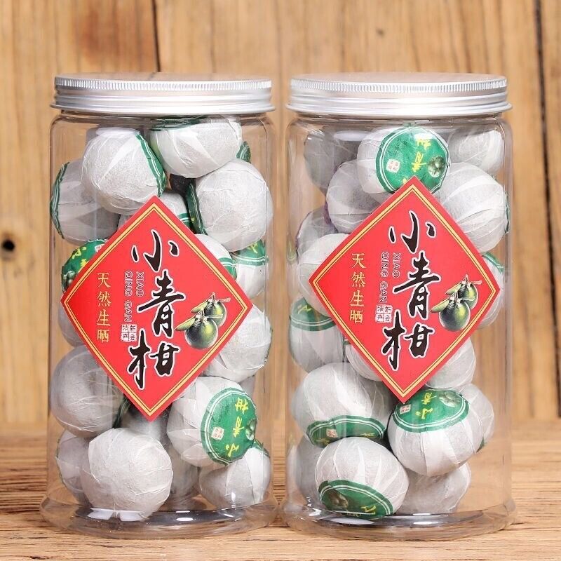 Premium Xinhui Green Orange Peel Chenpi Citrus Puer Pu'er Puerh Ripe Tea 250g