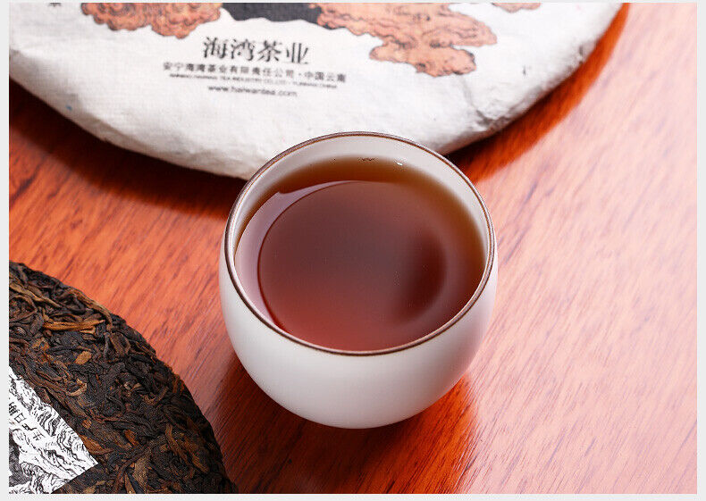 HAIWAN Old Comrade Lianggong Pengtu Pu-erh Tea Cake 400g Ripe Puer Pu Er