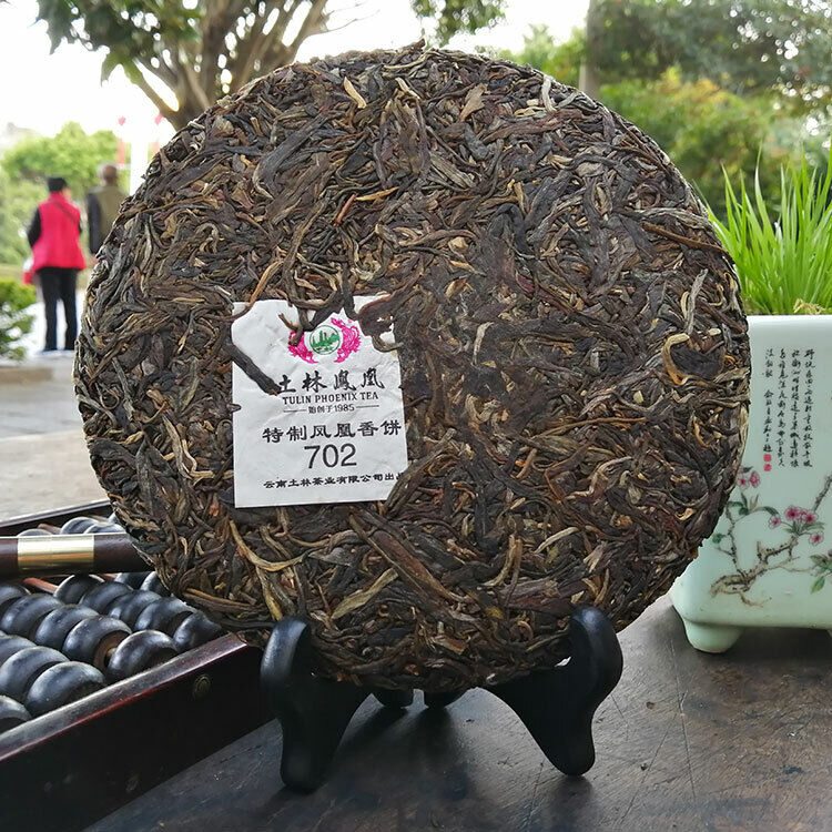 Special Feng Huang Xiang Bing 702 Tulin Phoenix Tea Pu Erh 380g  Raw Puer