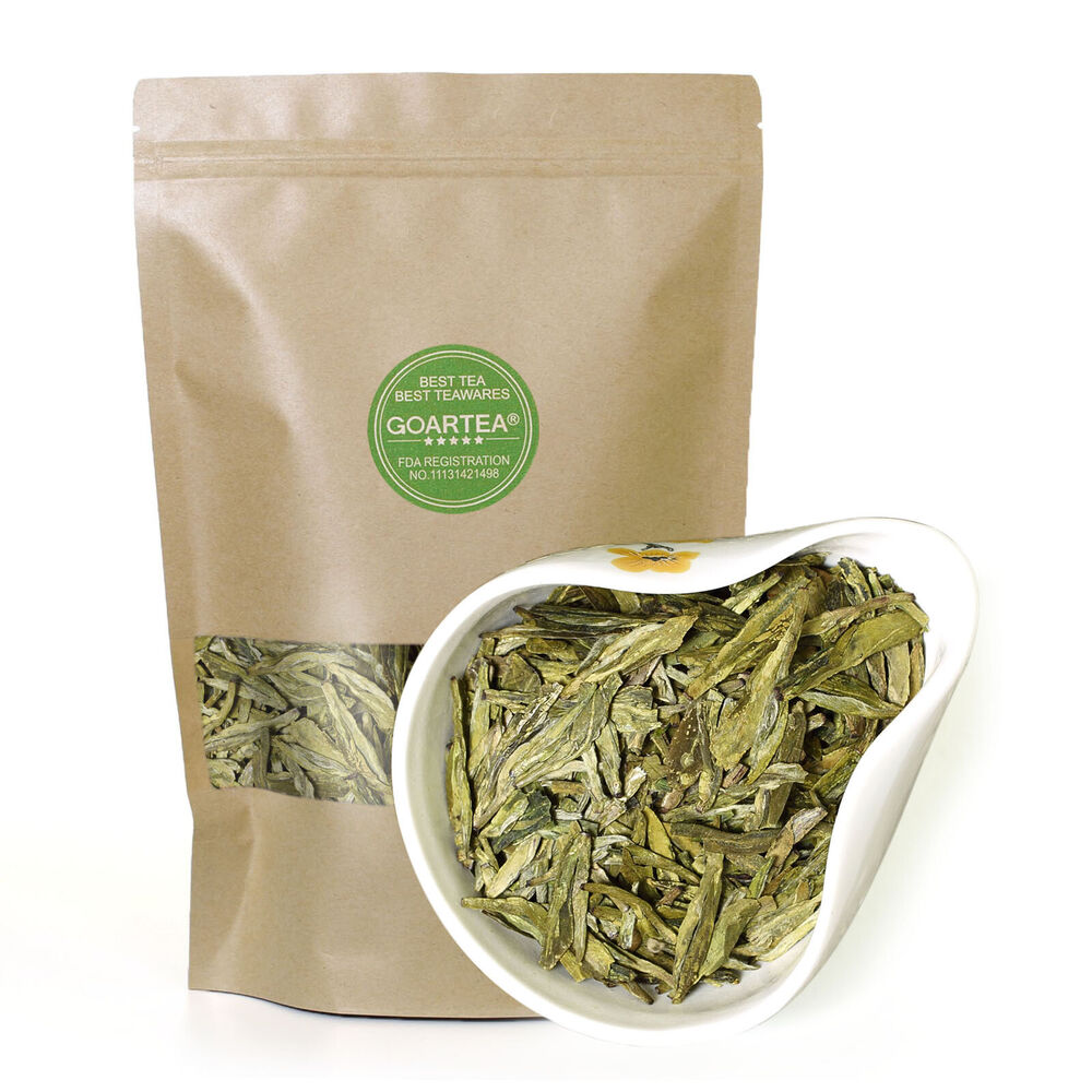 HELLOYOUNG 100g Top Xihu Longjing DragonWell Chinese Green Tea Spring Loose Leaf Main image