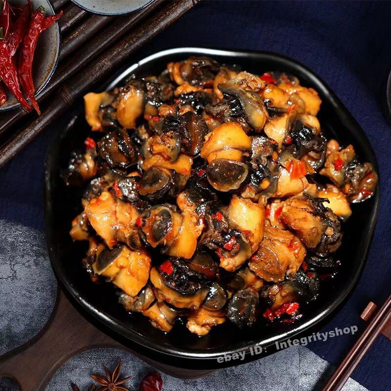 15g*20bags Spicy Snacks Chinese Food River Snail Tianluo 即食泥螺麻辣螺丝肉 湘山红大田螺肉 Secondary image