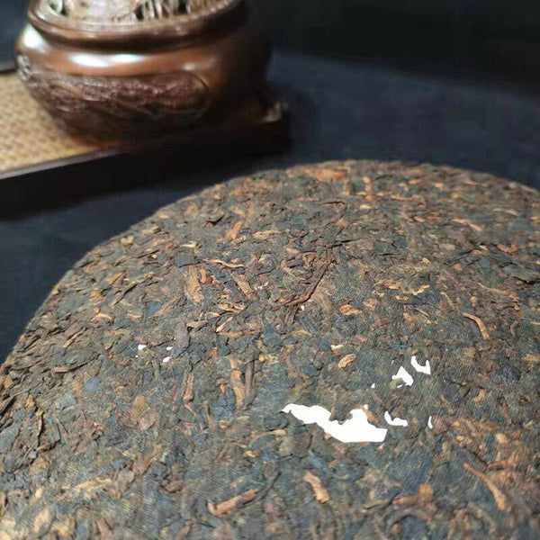 357g Laobanzhang Pu-erh Ripe Tea Old Tree Cooked Pu-erh Tea Cake Pu'er Black Tea