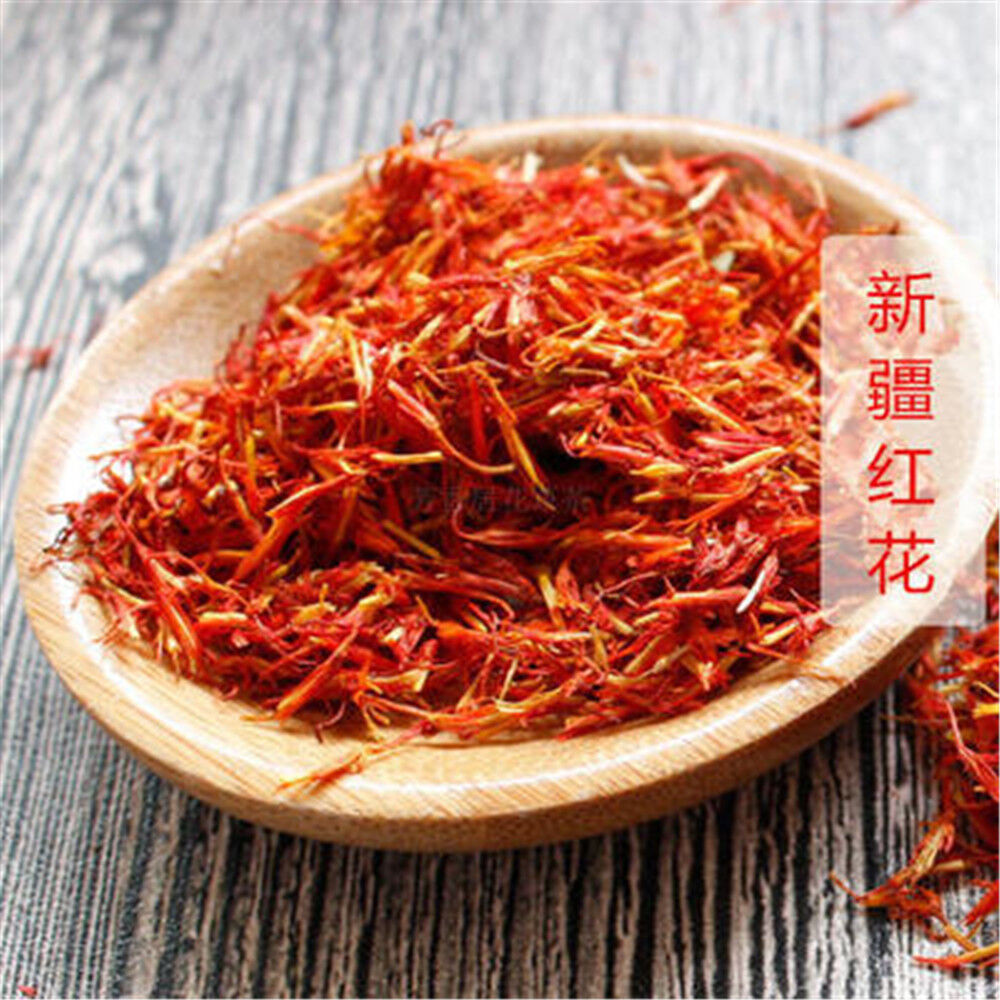 100% Natural DRIED SAFFRON SAFFLOWER Tea Organic Chinese Herbal Tea Secondary image