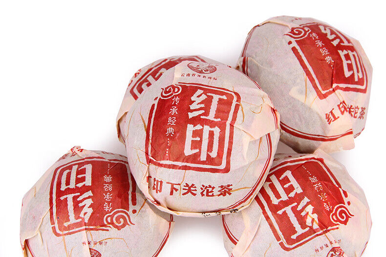 Classic Red Seal * Yunnan XiaGuan TuoCha Pu Erh Tea Raw Tuo Cha 500g Tin