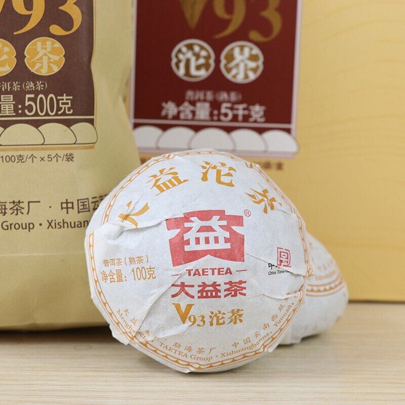 Dayi V93 Yunnan Menghai TAETEA Pu-erh Chinese Pu'er Tea Tuo Cha Ripe Puer