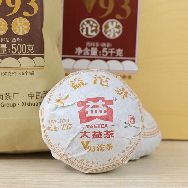 Dayi V93 Yunnan Menghai TAETEA Pu-erh Chinese Pu'er Tea Tuo Cha Ripe Puer
