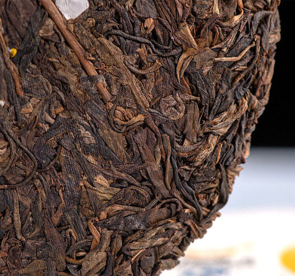 Pu-erh Aged Raw Puer Tea 357g Yunnan Lincang Ancient Tree Puerh Gu Hua Cha