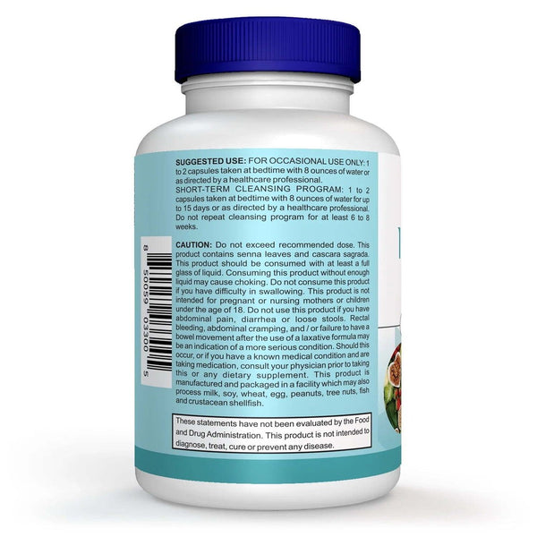 15 Day Cleanse Gut and Colon Support Gut Cleanse Capsules Non-GMO 30 Capsules