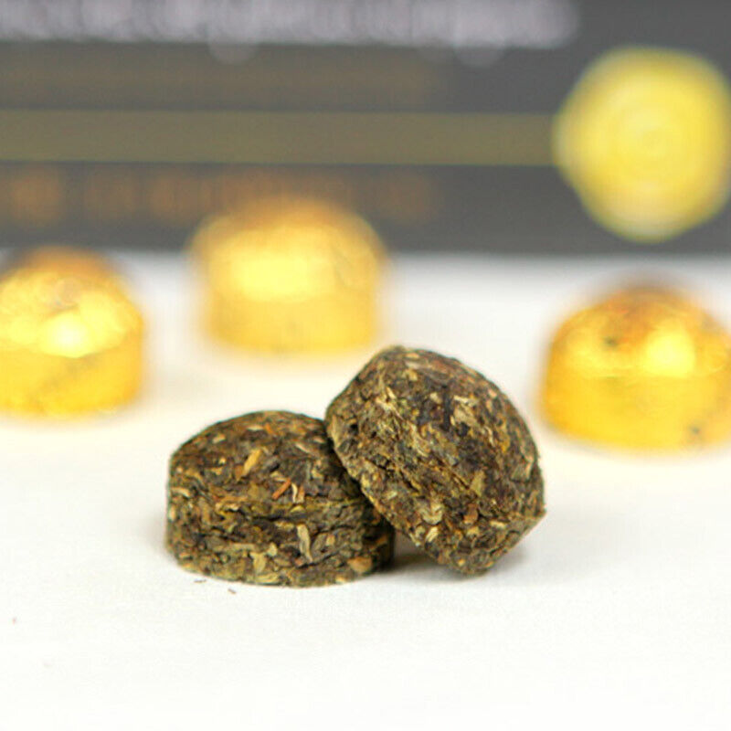 COLOURFUL YUNNAN Mini Gold Pu'er Tea with Glutinous Rice Fragrance Raw Puer 45g
